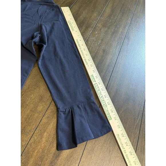 Chico's Navy Blue Bell Sleeve Pima Cotton Modal Tunic Top Size 2 Large - Picture 5 of 7